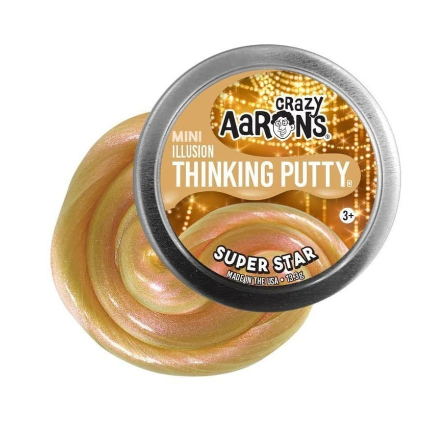 Thinking Putty Mini- Super Star 2" | SI003 | Crazy Aaron | Putty World